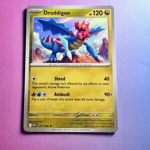 druddigon - 071/086 (uncommon) — pokemon: white flare